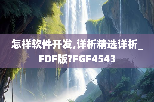 怎样软件开发,详析精选详析_FDF版?FGF4543