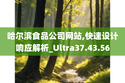 哈尔滨食品公司网站,快速设计响应解析_Ultra37.43.56