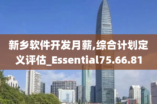 新乡软件开发月薪,综合计划定义评估_Essential75.66.81