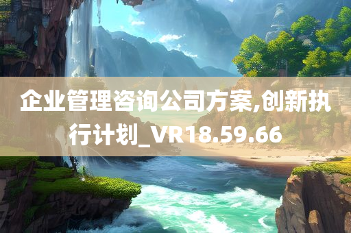 企业管理咨询公司方案,创新执行计划_VR18.59.66