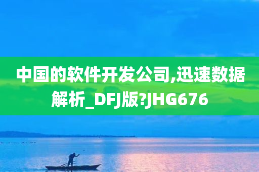 中国的软件开发公司,迅速数据解析_DFJ版?JHG676