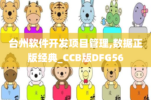 台州软件开发项目管理,数据正版经典_CCB版DFG56