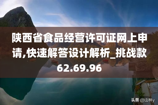 陕西省食品经营许可证网上申请,快速解答设计解析_挑战款62.69.96