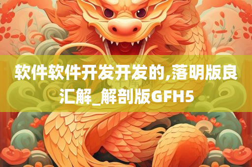 软件软件开发开发的,落明版良汇解_解剖版GFH5