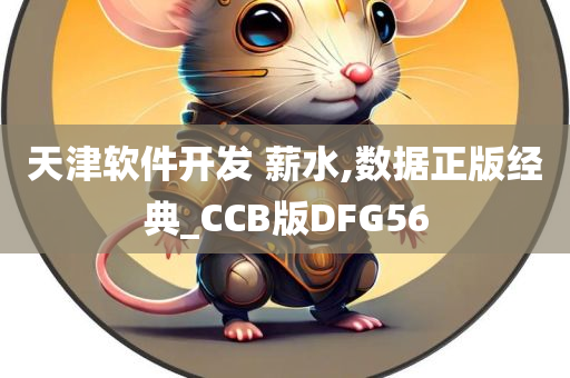 天津软件开发 薪水,数据正版经典_CCB版DFG56