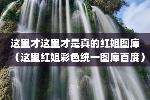 这里才这里才是真的红姐图库（这里红姐彩色统一图库百度）