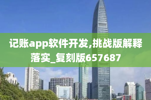 记账app软件开发,挑战版解释落实_复刻版657687