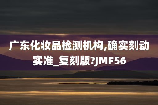 广东化妆品检测机构,确实刻动实准_复刻版?JMF56