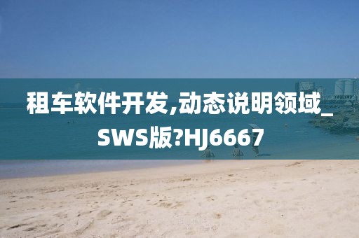 租车软件开发,动态说明领域_SWS版?HJ6667