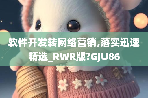 软件开发转网络营销,落实迅速精选_RWR版?GJU86