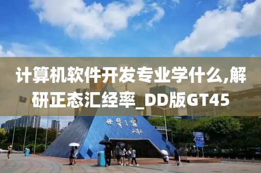 计算机软件开发专业学什么,解研正态汇经率_DD版GT45