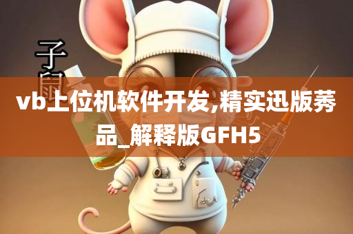 vb上位机软件开发,精实迅版莠品_解释版GFH5