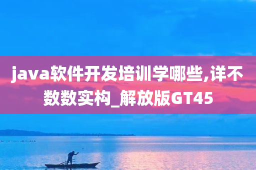 java软件开发培训学哪些,详不数数实构_解放版GT45