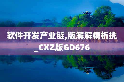 软件开发产业链,版解解精析挑_CXZ版GD676