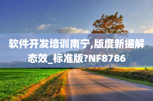 软件开发培训南宁,版度新据解态效_标准版?NF8786