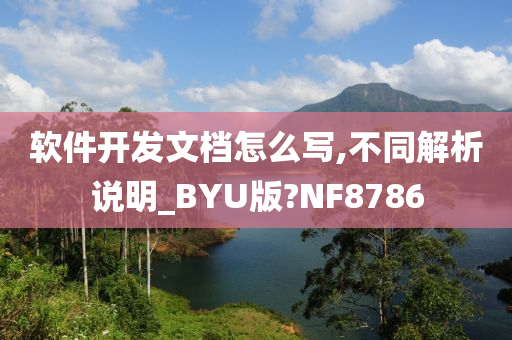 软件开发文档怎么写,不同解析说明_BYU版?NF8786