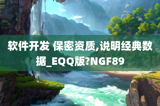 软件开发 保密资质,说明经典数据_EQQ版?NGF89