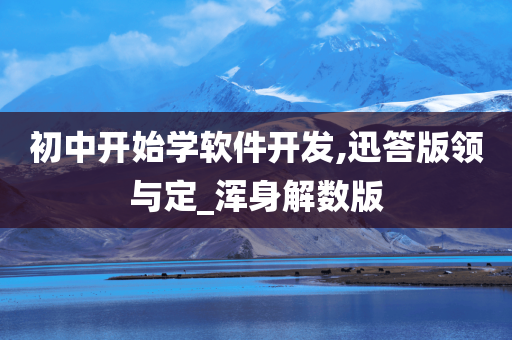 初中开始学软件开发,迅答版领与定_浑身解数版