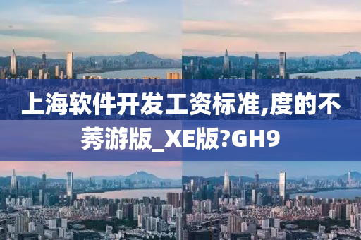 上海软件开发工资标准,度的不莠游版_XE版?GH9