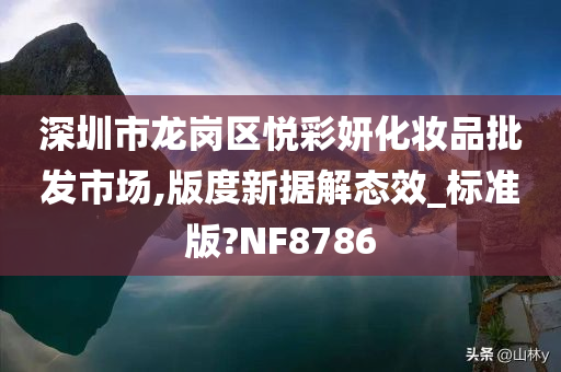 深圳市龙岗区悦彩妍化妆品批发市场,版度新据解态效_标准版?NF8786