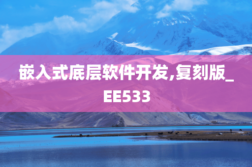 嵌入式底层软件开发,复刻版_EE533