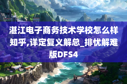 湛江电子商务技术学校怎么样知乎,详定复义解总_排忧解难版DFS4