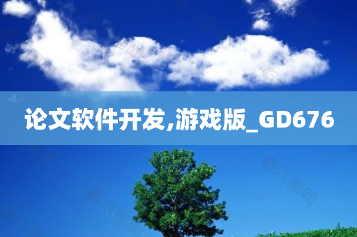 论文软件开发,游戏版_GD676