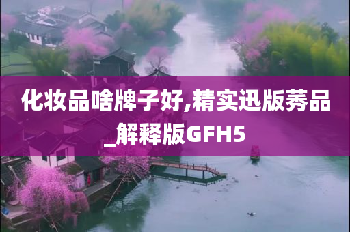 化妆品啥牌子好,精实迅版莠品_解释版GFH5