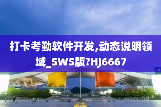 打卡考勤软件开发,动态说明领域_SWS版?HJ6667