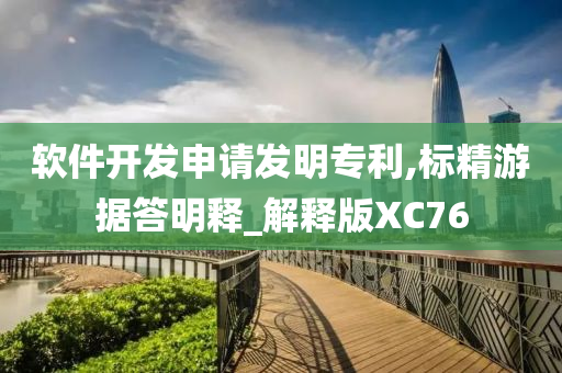 软件开发申请发明专利,标精游据答明释_解释版XC76