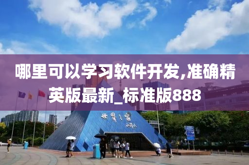 哪里可以学习软件开发,准确精英版最新_标准版888