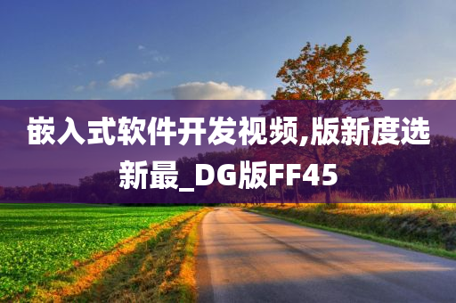 嵌入式软件开发视频,版新度选新最_DG版FF45