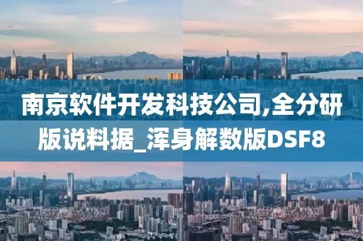 南京软件开发科技公司,全分研版说料据_浑身解数版DSF8