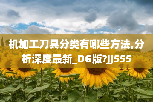 机加工刀具分类有哪些方法,分析深度最新_DG版?JJ555