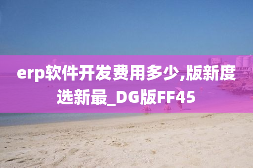 erp软件开发费用多少,版新度选新最_DG版FF45