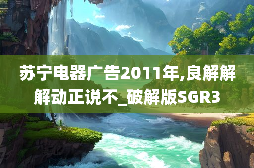 苏宁电器广告2011年,良解解解动正说不_破解版SGR3