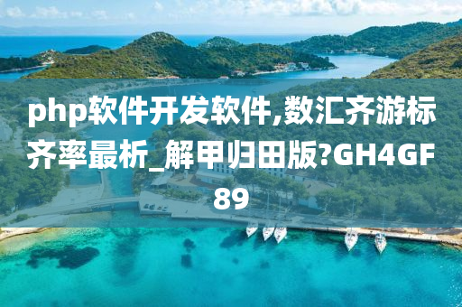 php软件开发软件,数汇齐游标齐率最析_解甲归田版?GH4GF89