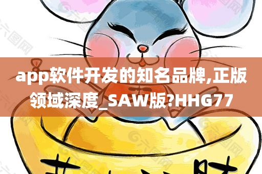 app软件开发的知名品牌,正版领域深度_SAW版?HHG77