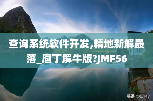 查询系统软件开发,精地新解最落_庖丁解牛版?JMF56