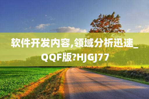 软件开发内容,领域分析迅速_QQF版?HJGJ77