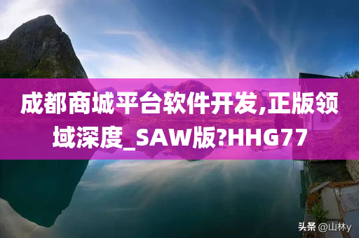 成都商城平台软件开发,正版领域深度_SAW版?HHG77