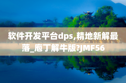 软件开发平台dps,精地新解最落_庖丁解牛版?JMF56