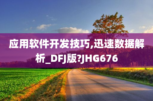 应用软件开发技巧,迅速数据解析_DFJ版?JHG676