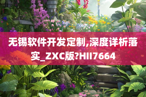 无锡软件开发定制,深度详析落实_ZXC版?HII7664