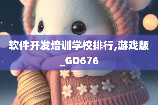 软件开发培训学校排行,游戏版_GD676