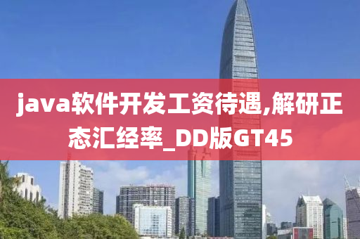 java软件开发工资待遇,解研正态汇经率_DD版GT45