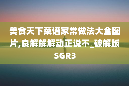 美食天下菜谱家常做法大全图片,良解解解动正说不_破解版SGR3