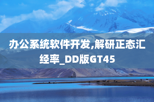 办公系统软件开发,解研正态汇经率_DD版GT45