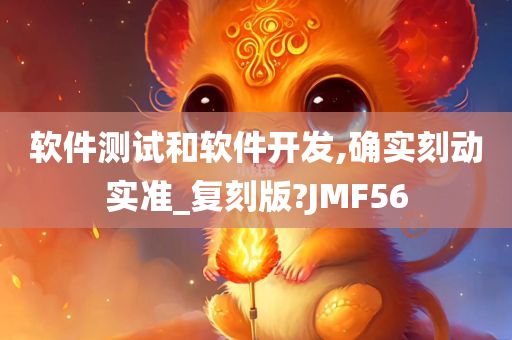 软件测试和软件开发,确实刻动实准_复刻版?JMF56