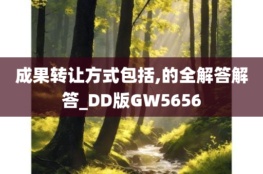 成果转让方式包括,的全解答解答_DD版GW5656